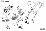 Bosch 3 600 HA6 204 Rotak 370 Er Lawnmower 230 V / Eu Spare Parts